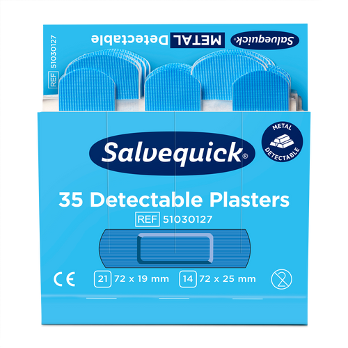 Detectable Plasters 35 pcs 6 Refill