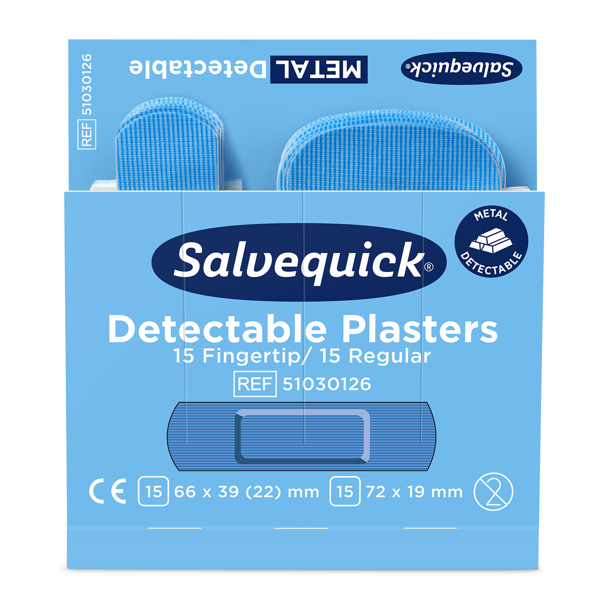 N Fingertip Detectable 30 pcs 6 Refill