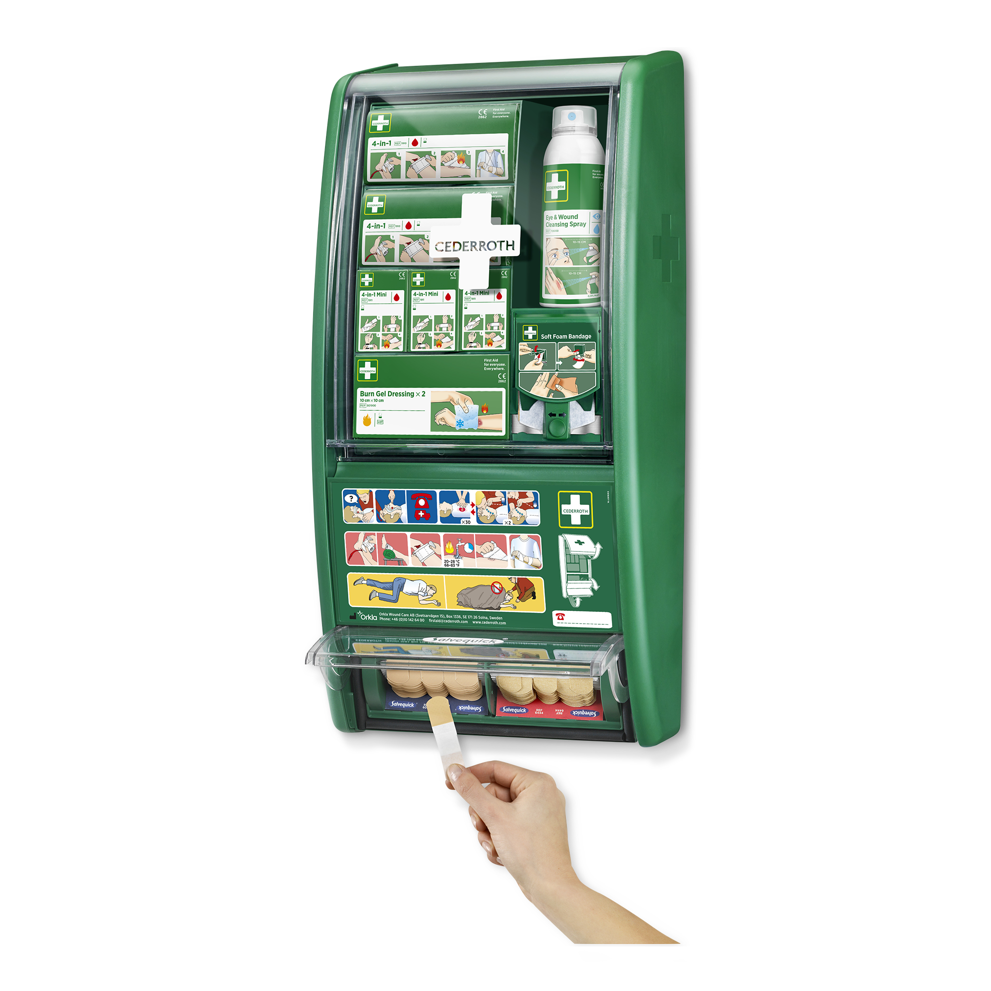 Førstehjælpsstation inkl. Soft Foam Dispenser