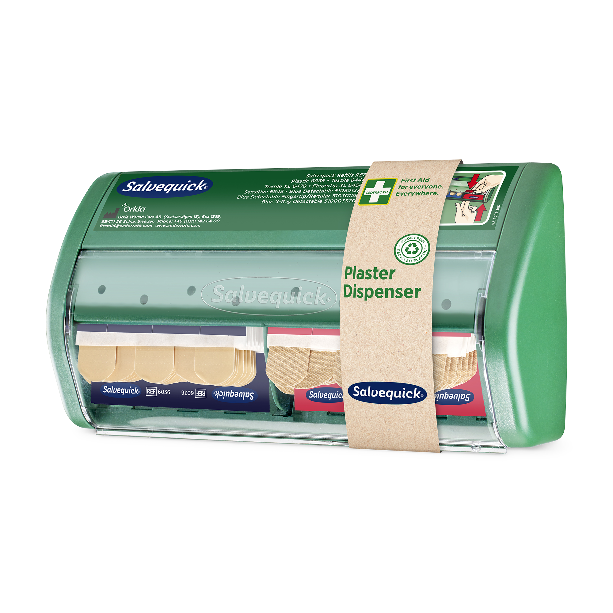 Dispenser med Plast- & Tekstilplastre