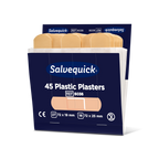 Plastplastre 45 stk., 6 refill