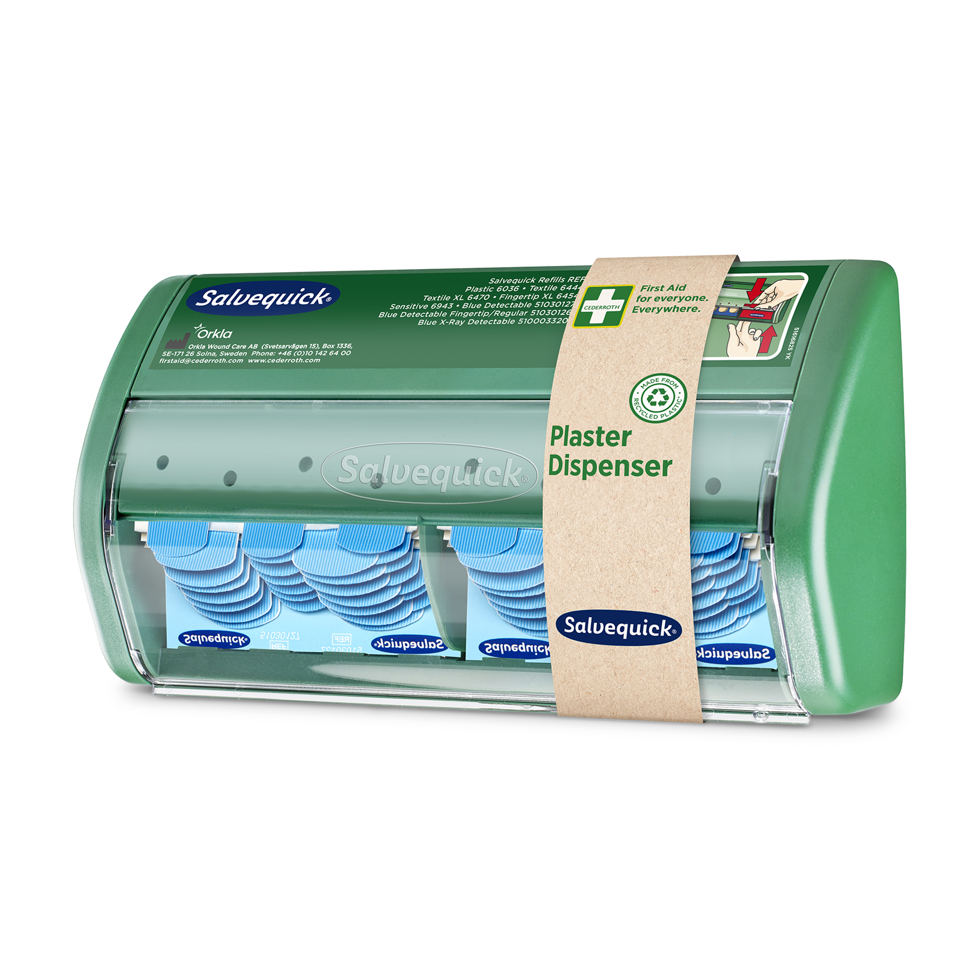 Dispenser med Detekterbare Plastre