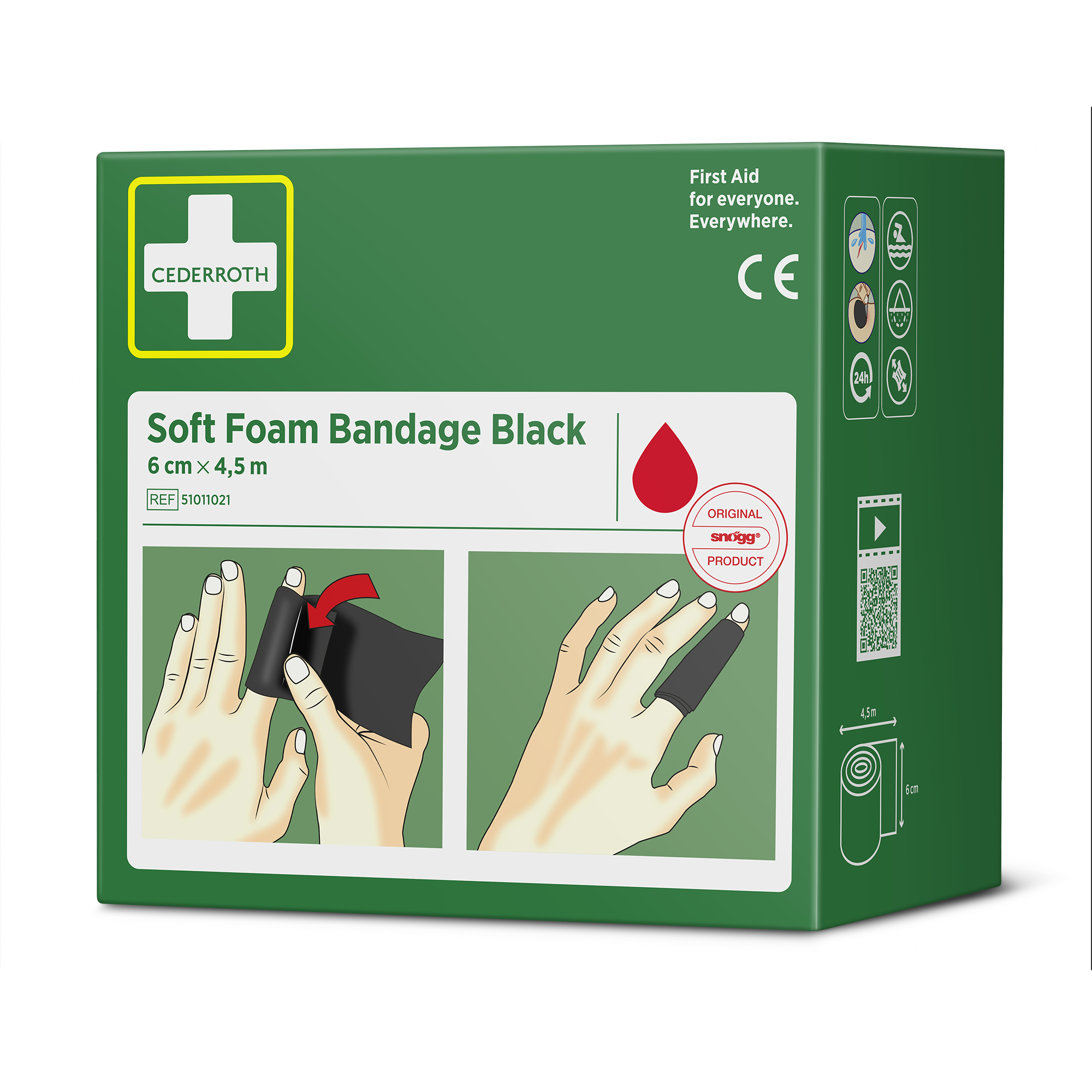 Soft Foam Bandage til Beskidte Miljøer
