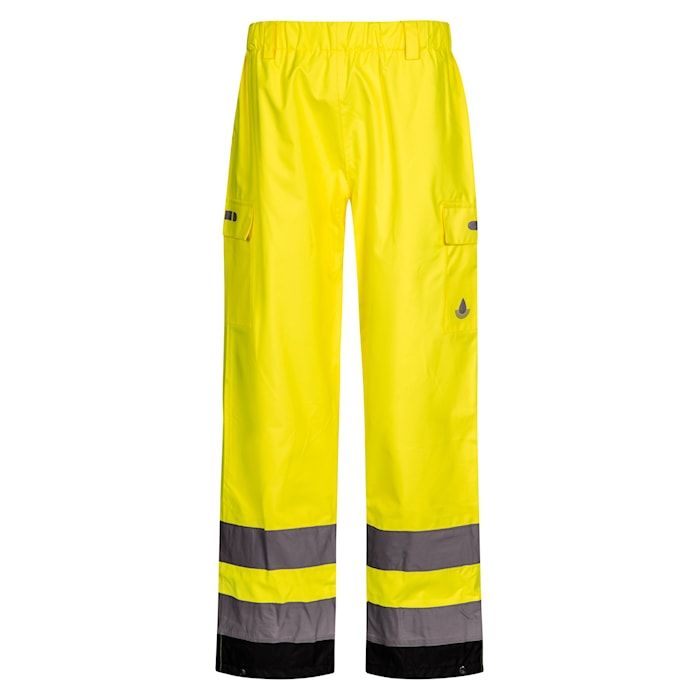 Lyngsøe FOX6052 Hi-Vis Regnbuks Gul/Sort