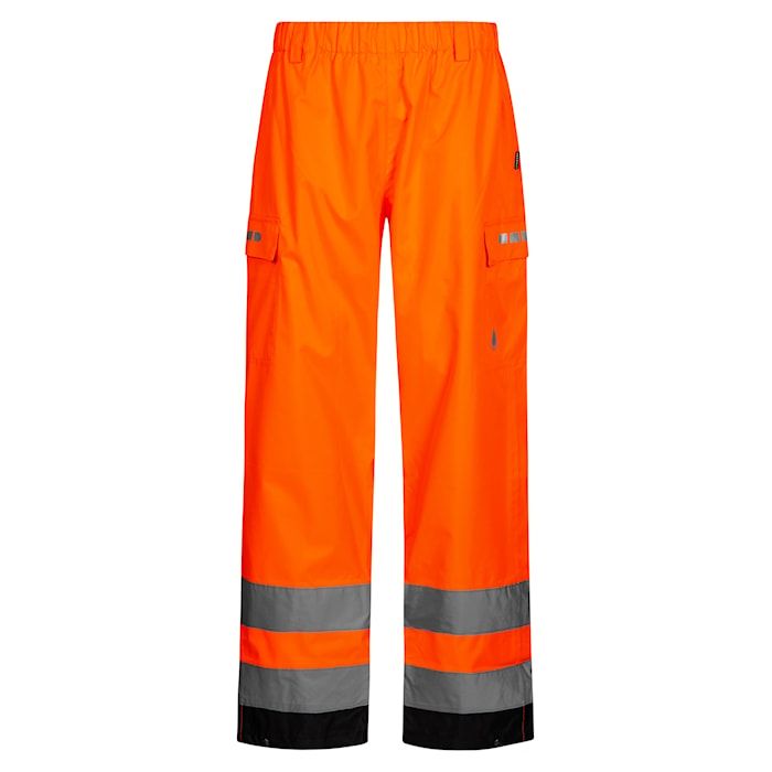 Lyngsøe FOX6052 Hi-Vis Regnbuks Orange/Sort